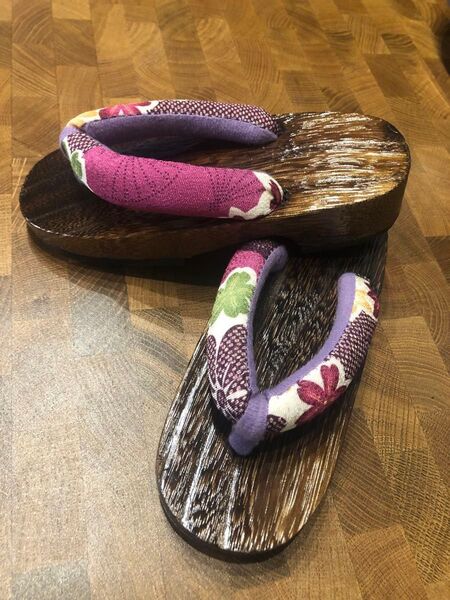 新品・未使用 子ども用下駄 19㎝