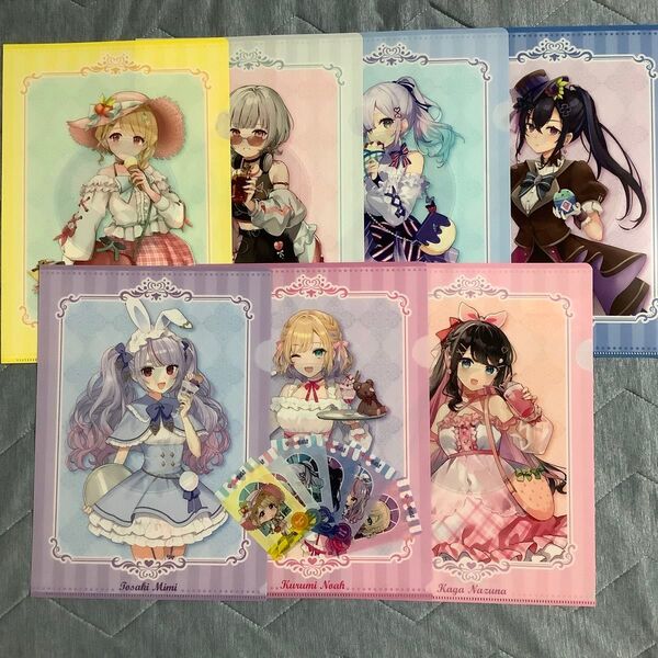 GIGO ぶいすぽ クリアファイル クリアしおりノベルティ 全7種セット コンプ