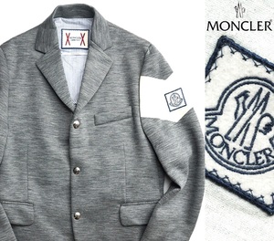  new goods 32 ten thousand [MONCLER GUMME BLEU Moncler chewing gum blue ] made in Italy / art .. texture of the material / luxury wool tailored down jacket 2/M-L corresponding /TB74