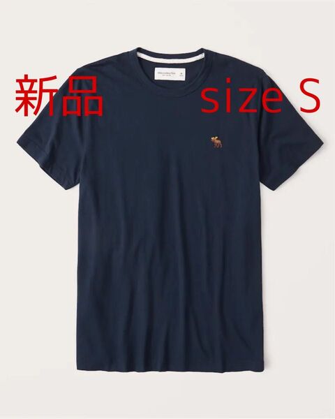 新品 正規品 アバクロンビー&フィッチ 半袖アイコン クルーネックTシャツ NS