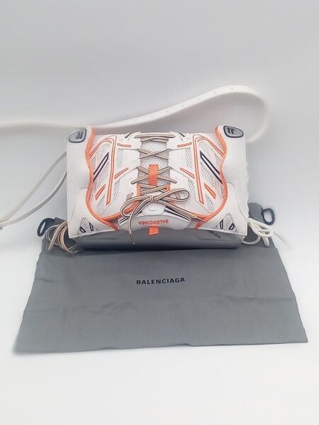 BALENCIAGA スニーカーヘッド ショルダーバッグ ホワイト オレンジ