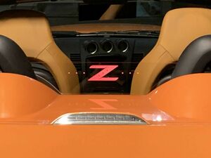 ValkyRie Style フェアレディＺ　Ｚ33　ロードスター　HZ33 専用　ウィンドディフレクター　…Z…文字　リモコン付き!!,LED赤