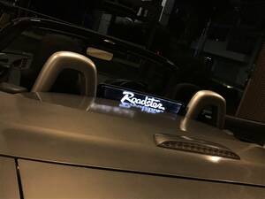 Valkyrie style ロードスターNC専用 NCEC　ウィンドディフレクター バージョンS Roadster 文字 LEDホワイト リモコン付き…