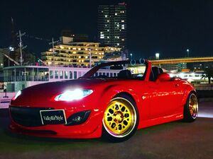 Valkyrie style NCECロードスターNC専用 ウィンドディフレクター バージョンS Roadster 文字 LEDホワイト リモコン付き;;;;