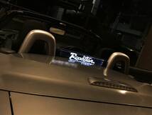 Valkyrie style NCECロードスターNC専用 ウィンドディフレクター バージョンS Roadster 文字 LEDホワイト リモコン付き;;;;_画像3