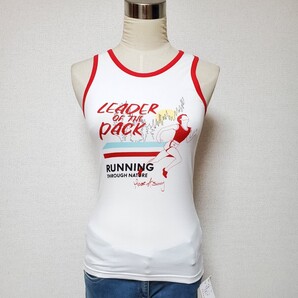 House of Sunny ホワイト レディース タンクトップ Mサイズ RUN FOREST VEST タグ付き未使用 ※やや汚れ・毛羽立ちあり