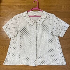 コットンハウスアヤ リネン半袖シャツ