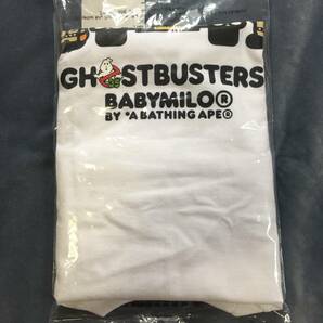 「GHOSTBUSTERS × BABY MILO TEE #4 / WHITE」Lサイズ Tシャツ エイプ A BATHING APE ゴーストバスターズ BAPEの画像4