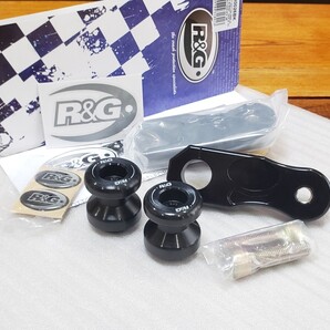 R&G│リア アクスル スライダー│オフセット コットンリール│675 デイトナ ストリートトリプル(-15)│スライダー スタンドフック