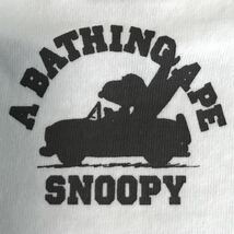 SNOOPY × BAPE サーフボード Tシャツ レディース Sサイズ a bathing ape bape スヌーピー ピーナッツ peanuts ABC camo ABCカモ 迷彩 surf_画像5