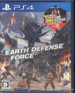 PS4※未開封品※◆アース ディフェンス フォース アイアン レイン EARTH DEFENSE FORCE IRON RAIN 地球防衛軍 ■/49.98