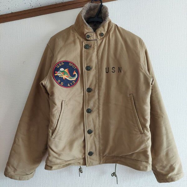 【中古品】BUZZ RICKSONS N1デッキ Sサイズ パッチ付き メンズ