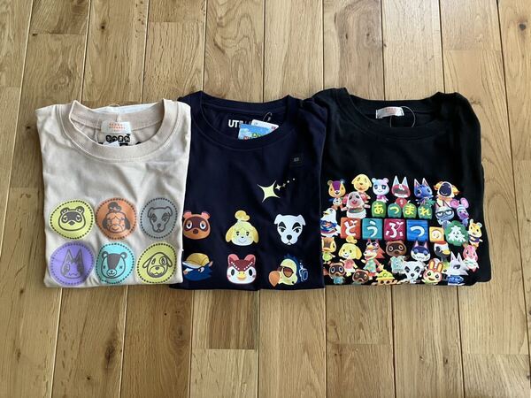 新品 あつ森 あつまれどうぶつの森 半袖Tシャツ ロンT セット 140センチ