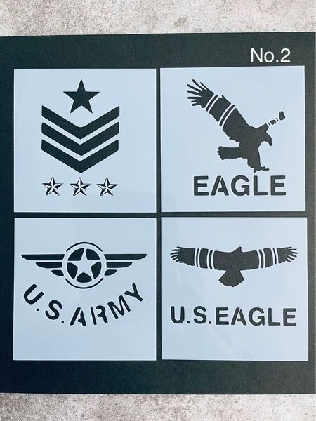ステンシルシート u.s No.2