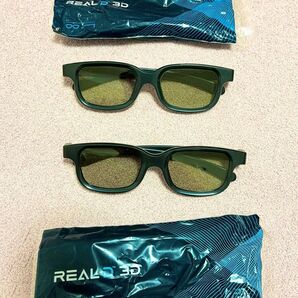 REAL D 3D 【映画館2D・3D眼鏡】2個セット
