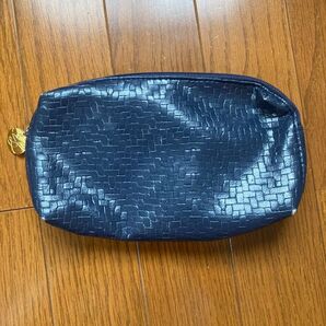 【購入前にコメントください】エスティーローダー ネイビー ノベルティ 化粧ポーチ メイクポーチ
