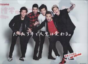 [ не продается ]NTT docomo(NTT DoCoMo ) прозрачный файл *ONE DIRECTION( one * большой re расческа .n)