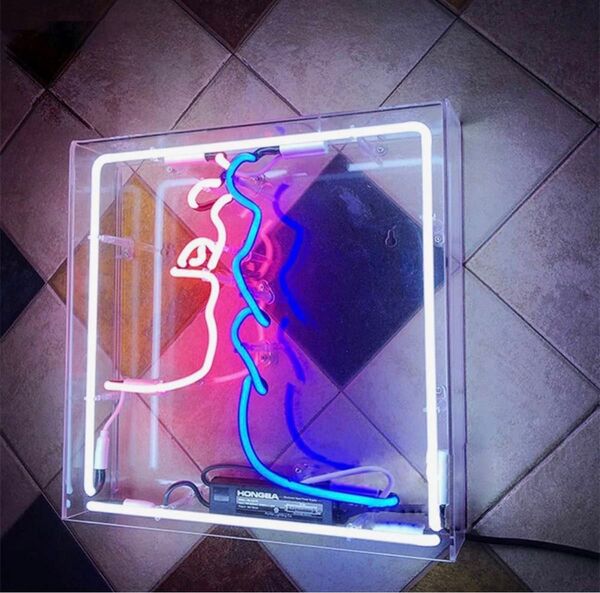 オーダーメイド ネオンサイン キス NEON LIGHT SIGN ショップ ホーム カフェ クラブ 装飾用 ネオン看板 オーダー