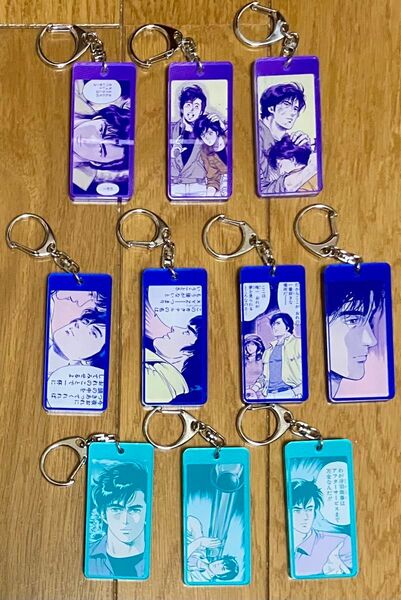 シティーハンター 墓場の画廊 両面ブラインドアクキー10種コンプリートセット
