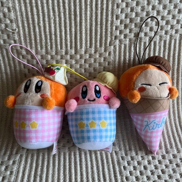 未使用品 星のカービィ アイスパーラーマスコット 3体