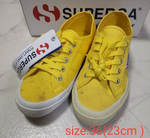 未使用◆スペルガSUPERGA 2750-COTU CLASSIC 23cm キャンパス スニーカー