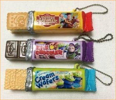 新品3種セット◆トイストーリー◆スイーツペン マスコット◆ウッディ・バズライトイヤー・リトルグリーンメン(エイリアン)◆送料込/当時物