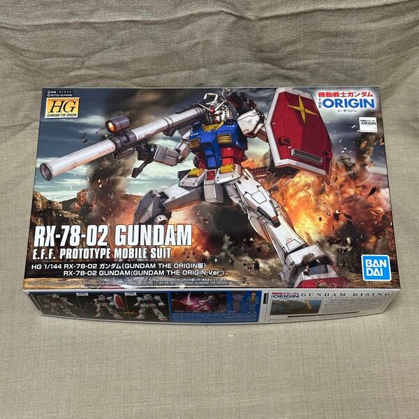 HG 1/144 RX-78-02 ガンダム (GUNDAM THE ORIGIN版)(未組立)