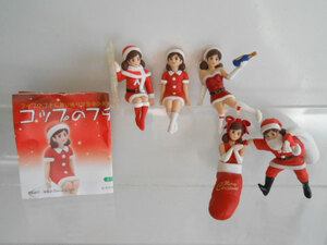 ♯Kyi14ETコップのフチ子クリスマス人気5種フィギュア結晶ワイン♂奇譚KITAN CLUB♀300円〓017506_b