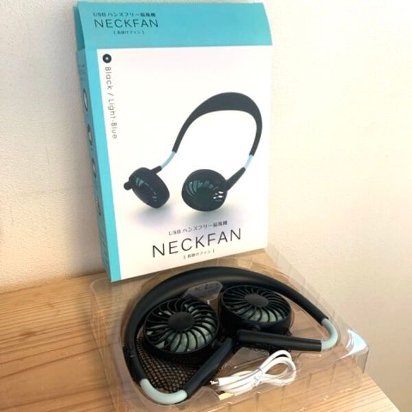 Neck Fan ネックファン 扇風機 ハンディ 首掛け USB 軽量