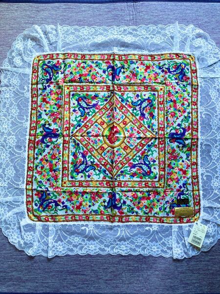 膝掛け レースハンカチ 大判 レイクアルスターLake Alster 66×66 レース コレクション