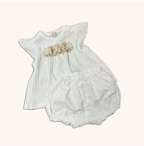 petitmain タグ付 女の子 子供服 セットアップ ベビー服