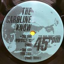 EP■THE CAROLINE KNOW■POPSICLE 'C'■'93 US盤■即決■洋楽■レコード_画像3
