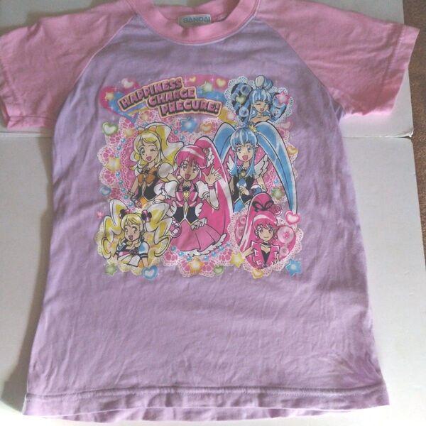 キッズ120 プリキュア紫Tシャツ