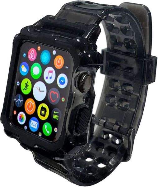 高級 アップルウォッチ バンド 化粧箱付き apple watch コンパチブル TPU素材 全面保護ケース