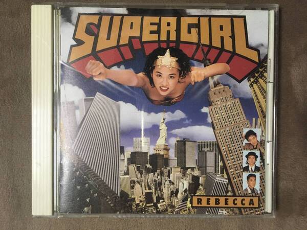 【 送料無料!!・希少商品!・DISCはmade in U.S.A.の良品です!】★レベッカ REBECCA◇SUPERGIRL・スーパー・リミックス◇CBSソニー★