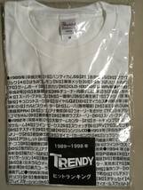 【 送料無料！!・・未使用品！】★日経トレンディ・Tシャツ◇1989～1998 TRENDY ヒットランキング◇サイズM/綿100%★_画像1