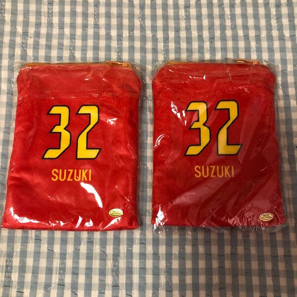 【バラ売り可】名古屋グランパス シークレットふわふわポーチ 鈴木陽人選手 2個セット
