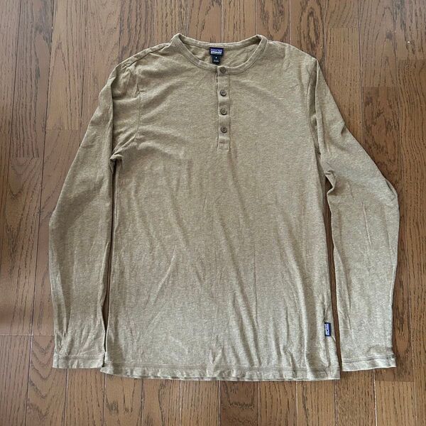 Patagonia パタゴニア ロングスリーブデイリーヘンリーネック S 茶