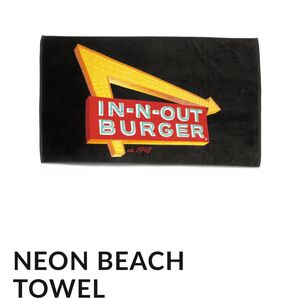 IN-N-OUT BURGERビーチ タオル