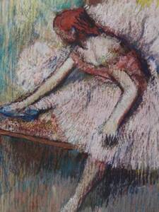 Edgar Degas、DANSEUSE ROSE、海外版超希少レゾネ、新品額装付、fan/5