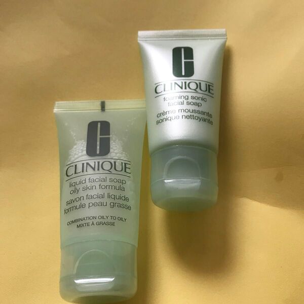新品 クリニーク フェイシャルソープ 2個セット30ml