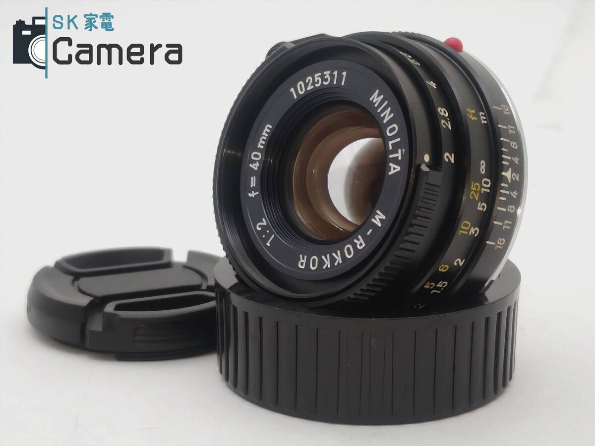 2025年最新】Yahoo!オークション -minolta m-rokkor 40mm f2の 2025年最新】Yahoo!オークション -minolta m-rokkor 40mm f2の
