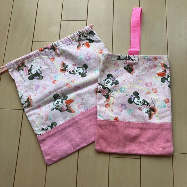 中古 体操服入れ 上靴入れ シューズバッグ 女の子