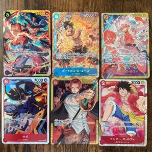 ワンピースカードゲーム エースパラレル他6枚