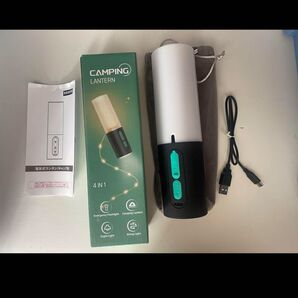 【新品未使用品、動作確認済み】懐中電灯 吊り下げ 卓上 ガーランドライト充電式