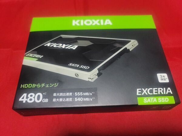 新品未開封 キオクシア SATA SSD 480GB SSD-CK480S/J EXCERIA 2.5インチ KIOXIA