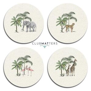 CLUB・MATTERS アウト・オブ・アフリカ コースター セット 1
