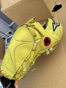 Fukuoka SoftBank Hawks большой .. рука реальное использование перчатка Mizuno Pro