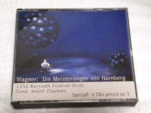CD　ワーグナー ニュルンベルクのマイスタージンガー/クリュイタンス/MUSIC & ARTS/CD-1011/4枚組