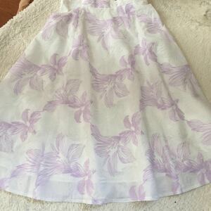 [ tag equipped ] Jusglitty flower embroidery flair skirt 